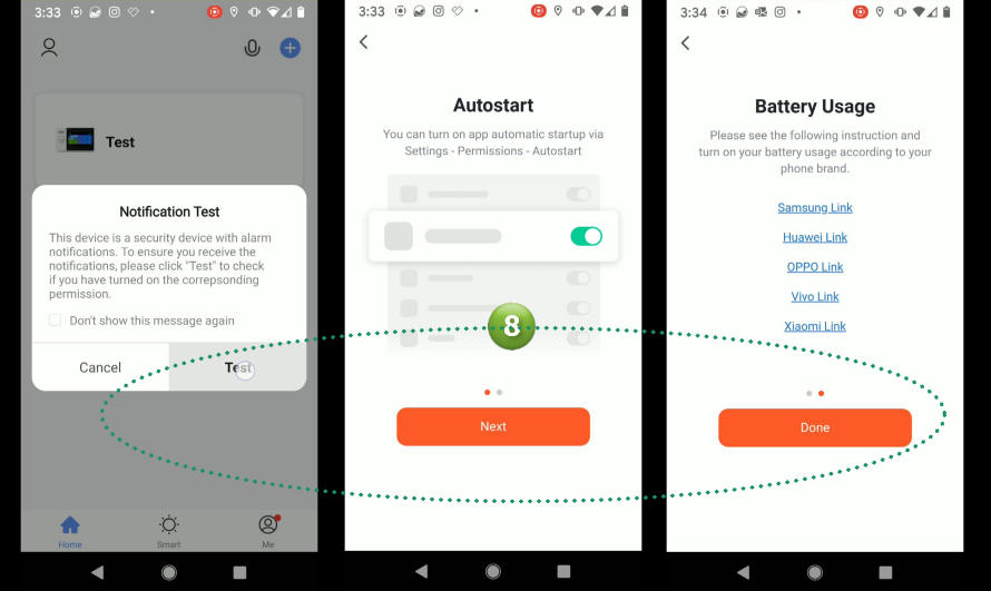 Screenshot Of Smart Life App Setup Autostart-Notification-Test