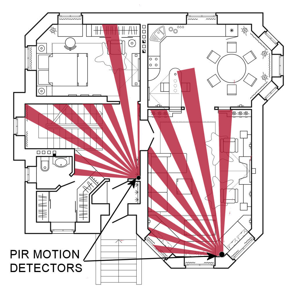 Motion-Detectors-On-Floor-Plan